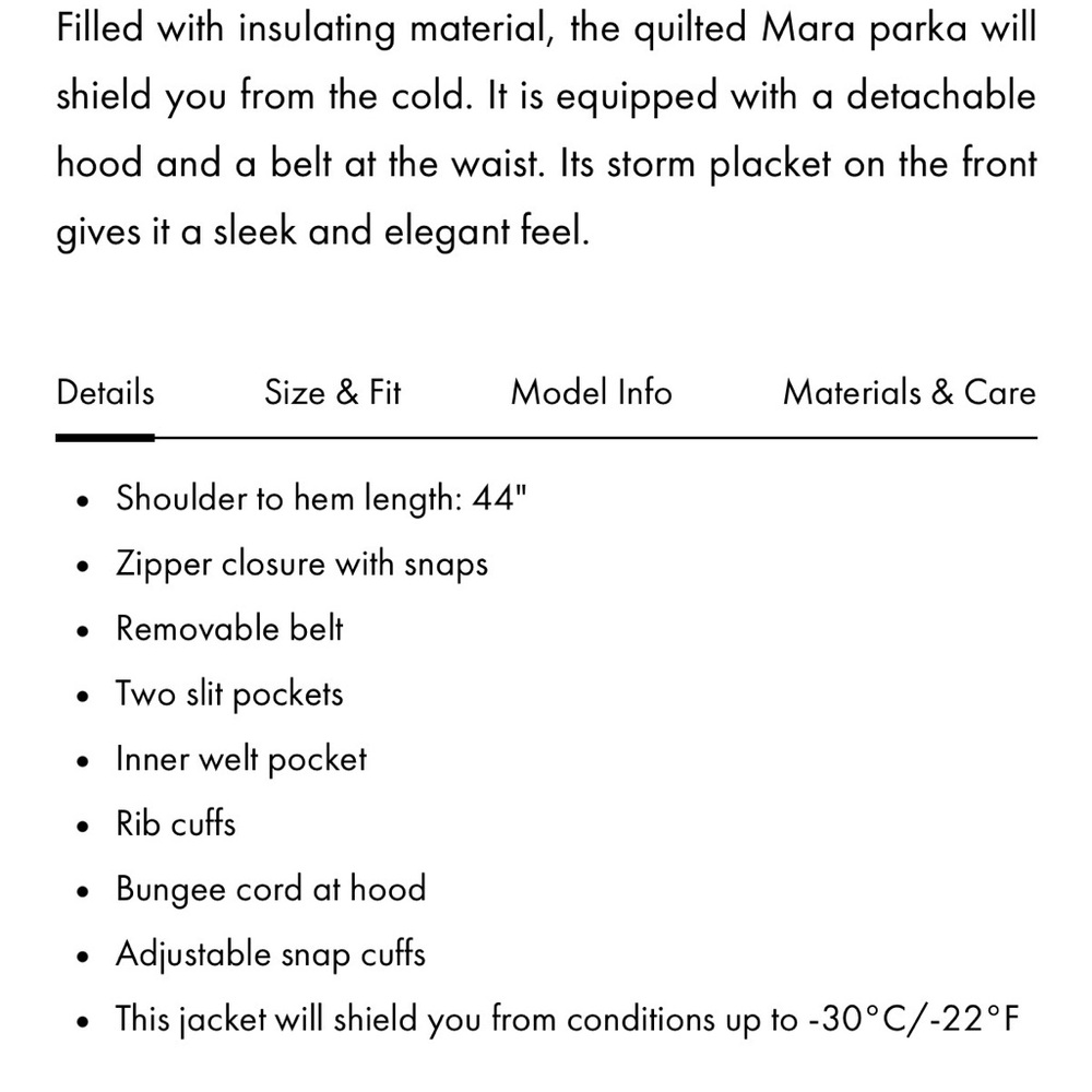 Noize Women's Long Black Puffer Jacket Mara NEW! - Picture 6 of 6